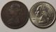 1893 Great Britian Half Penny Bronze Coin Xf UK (Great Britain) photo 3