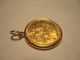 1912 Great Britain Full Sovereign 22k Gold Coin Pendant 21mm 10.  7 Grams UK (Great Britain) photo 4