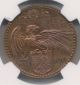 Rare Germany Prussia 1913 Copper Pattern 2 Mark Schaaf - 111/g3 Ngc Unc Detail Germany photo 1