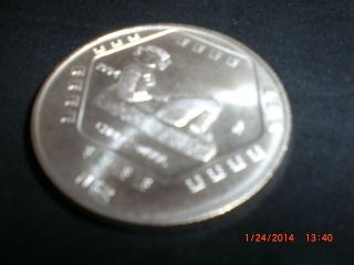 Scarce 1994 Mexico Pesos Uncirculated.  999 Silver Chaac - Mool 1/2 Onza Ounce photo