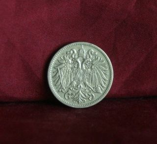 1915 Austria 10 Heller World Coin Km2822 Eagle Austrian Franz Joseph I photo