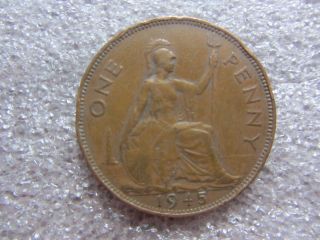 Great Britain 1945 Large Penny,  Heritage Gift Item photo