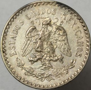 1927 1 Peso Mexico.  720 34mm 17g Km 455 - Ef 69781 photo