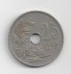 1922 Belgium 25 Centimes,  Circulated Coin Europe photo 1