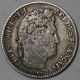 1844 - Bb Rare (76k) Strasbourg France Silver 1 Franc Louis Philippe I Coin Europe photo 1