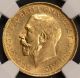 1915 S Australia Sovereign Gold Coin Sydney Mark Ngc Certified Ms62 Coins: World photo 1
