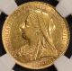 1899 Great Britain Sovereign Ngc Au 58 UK (Great Britain) photo 1