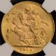 1912 Great Britain Sovereign Gold Coin Ngc Certified Ms 62 UK (Great Britain) photo 2