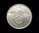 Germany 1936 - D 5 Reichsmark Coin.  900 Silver,  Swastika - Hindenburg Germany photo 1