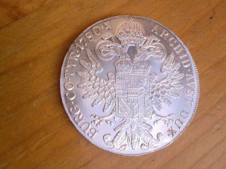 Thaler 1780 Austria Silver Aunc 41mm 28g 6607 photo
