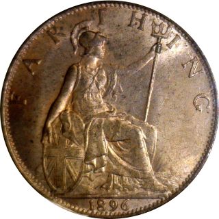 Great Britain1896 Farthing Ms - 65 photo