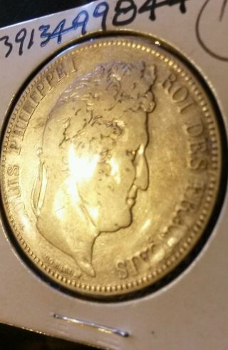 1836 Silver French Rare Coin photo