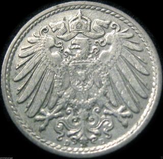 German Empire 1915d 5 Pfennig - Coin Combine S&h photo