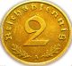 ♡ Germany - German Third Reich 1939a 2 Reichspfennig Coin W/ Swastika - Ww 2 - Rare Germany photo 1