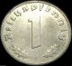 Germany - German 1944f Reichspfennig Coin - Rare 3rd Reich World War 2 Coin Germany photo 1