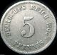 German Empire 1905g 5 Pfennig - Coin Combine S&h Germany photo 1