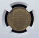 1938 France 1 Franc Ngc Ms 63 Unc Aluminum - Bronze Europe photo 1