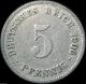 German Empire 1906j 5 Pfennig - Coin Combine S&h Germany photo 1