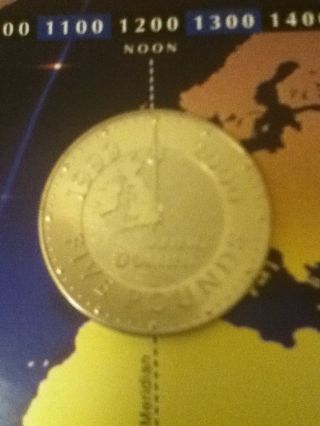 Five Pound Coin,  Commemorative Year 2000 Edition photo