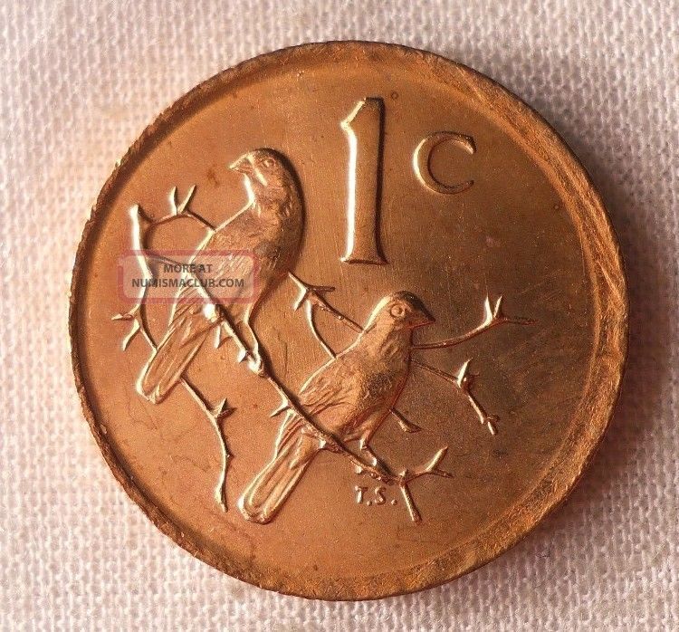1984 South Africa Cent Au unc Proof Like proof 1984-south-africa-cent-au-unc-proof-like-proof
