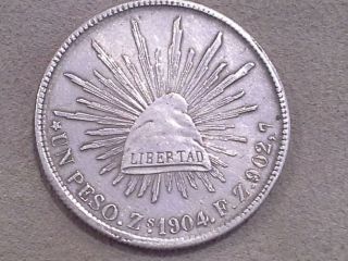 1904 Zs - Fm Republicana Mexicana - Un Peso photo