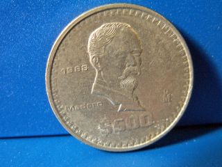 Mexico 1988 $500 Pesos Mexican Coiin photo