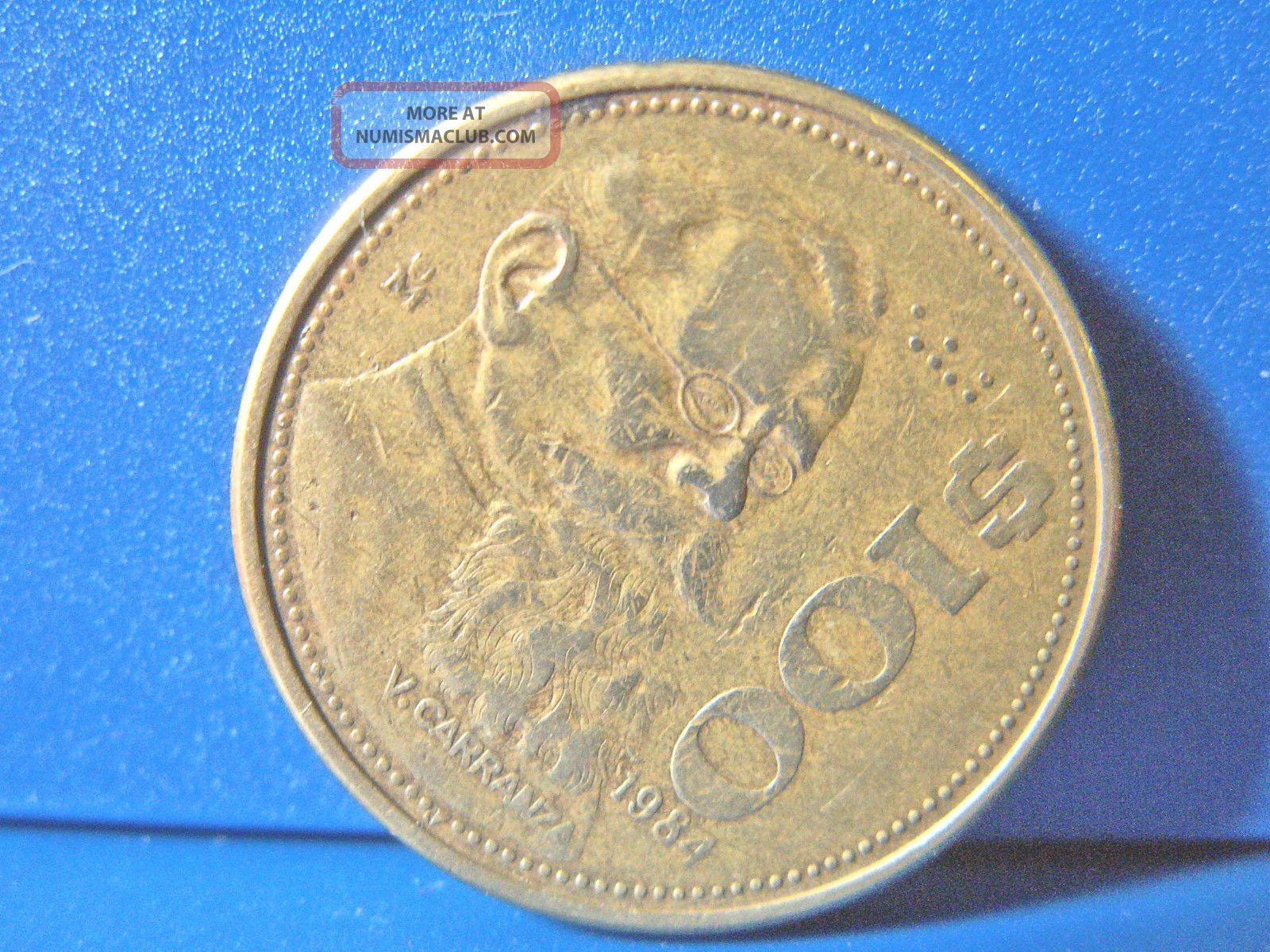 Mexico 1988 $100 Pesos Mexican Coiin Mexico photo