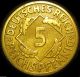 Germany,  German Weimar Republic,  1924e 5 Reichspfennig Coin - Rare - S&h Discounts Germany photo 1