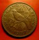 1957 Zealand Large Penny Of Elizabeth Ii Au Large Bronze Australia & Oceania photo 1