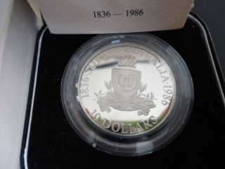 Australia: 1986 South Australia,  Silver Proof $10 Coin photo