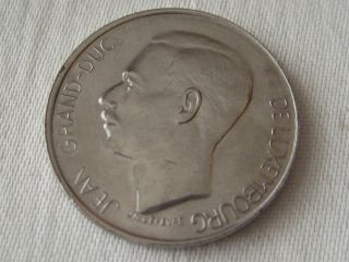 1971 De Luxembourg 10 Franc World Coin,  Nickel,  Jean Grand Duc,  Jn Lefevre,  Njl photo