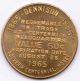 Dennison,  Ohio 100 Year Fifty Cents Trade Token With Double Stamped Obverse Coins: US photo 2