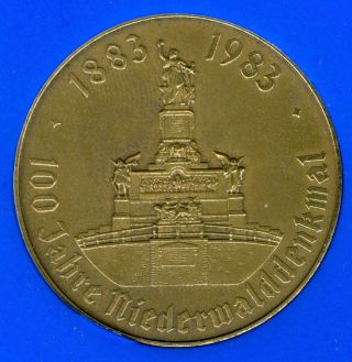 1983 German Medal In Honor Of The 100th Anniversary Of The Niederwald Monument photo