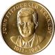 Abraham Lincoln & John F.  Kennedy - A Bronze 39 Mm Memorial Commemorative Coin Exonumia photo 2