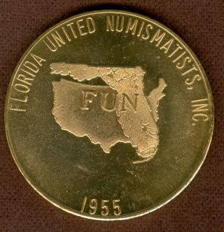 1979 Florida United Numismatists,  Inc.  24th Annual Convention In Miami Medal photo