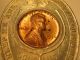 Encased 1946 Unc Lincoln Wheat Cent - I Bring Good Luck - Ca Advertising Token Exonumia photo 2