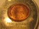 Encased 1946 Unc Lincoln Wheat Cent - I Bring Good Luck - Ca Advertising Token Exonumia photo 3