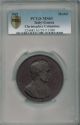 Christopher Columbus Italy Genoa 1892 Bronze Medal Pcgs Ms63 State Coins: US photo 1