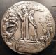 1975 Nyu Hof Nathaniel Hawthorne Pure Silver Medal By Michael Lantz Maco Mib Exonumia photo 1