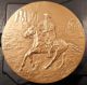 Huge 3 In Us John Wayne American Bronze Medal By Frank Gasparro Mib Exonumia photo 1