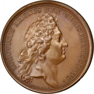 [ 64681] Louis Xiv,  Médaille,  Naissance Du Duc De Bourgogne photo