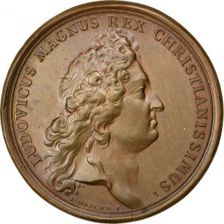 [ 64677] Louis Xiv,  Médaille,  Quinze Galères Sur L ' Océan photo