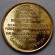Franklin D Roosevelt 32nd President Of The U.  S.  A.  Brass Collectors Token.  10597 Exonumia photo 1