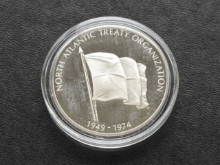 North Atlantic Treaty Org.  Silver Medal Franklin A7172 photo