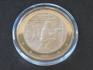 The War Of Production Proof Bronze Medal A3878 photo