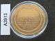 Huge Highway Program Approved Proof Bronze Medal Franklin A3913 Exonumia photo 1