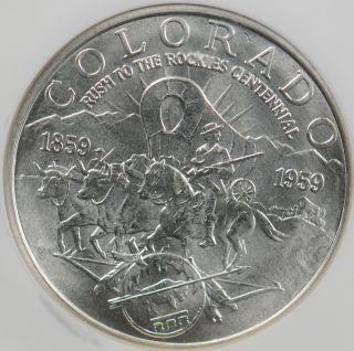 1959 Co Hk - 542 So Called Dollar - Rush To The Rockies Ms65 Ngc photo