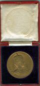 1902 Coronation Of Edward Vii British Medal Royal,  By G.  W.  De Saulles Exonumia photo 2