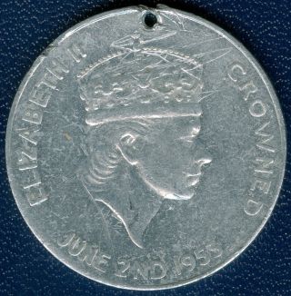 1953 Queen Elizabeth Ii Coronation Celebration Medal, photo