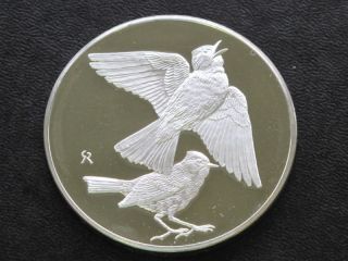 Skylark Sterling Silver Medal Round A4316 photo